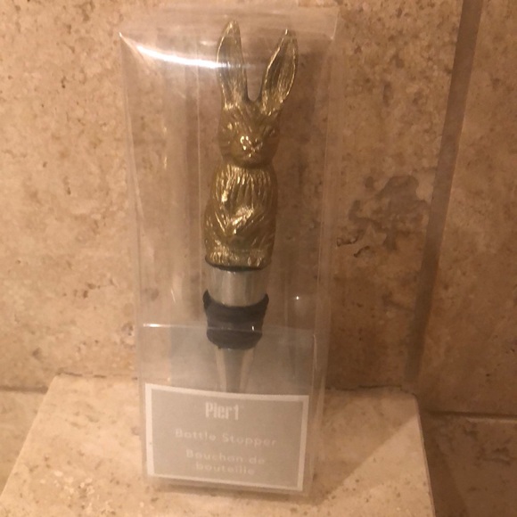 Pier 1 Other - NWT Bunny Bottle Stopper